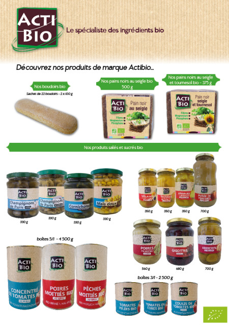 Conserves salées bio Conserves salées bio